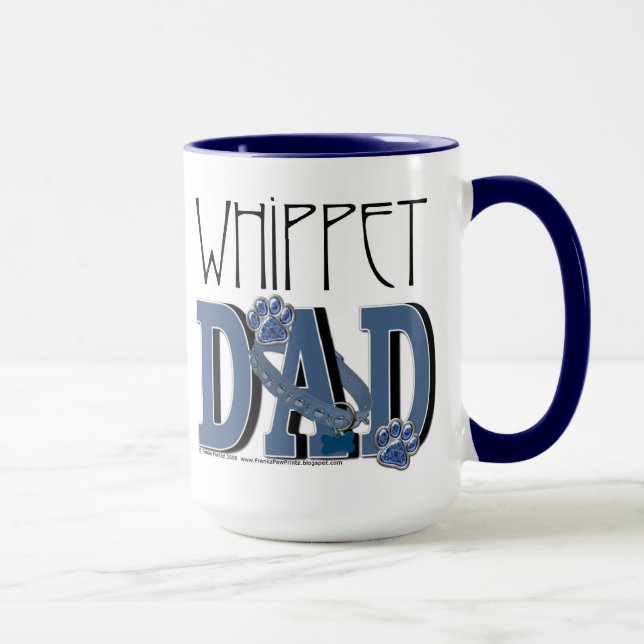 Mug PAPA de whippet (Droite)