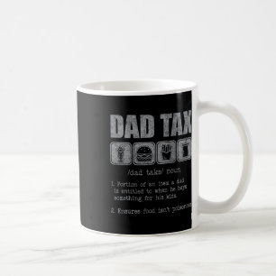 Mug Papa Définition de l'impôt Drôle papa de farces fi