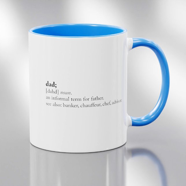 Mug Papa - Définition du dictionnaire (Créateur téléchargé)