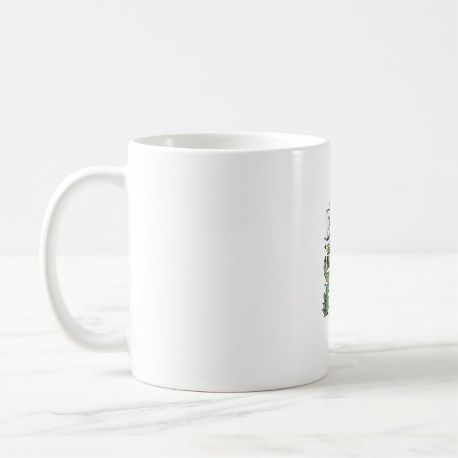 Mug Papa des 2 Rex T-shirt de conception de père de di (Gauche)