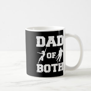 Mug Papa des deux Danse drôle Papa hockey