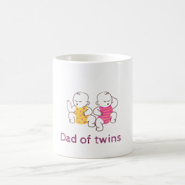 Mug Papa des jumeaux (Centre)