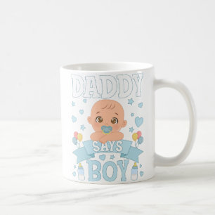 Mug Papa dit Grossesse Garçon rose ou bleu