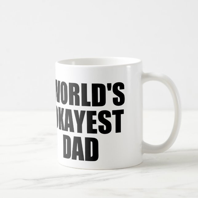 Mug Papa d'Okayest du monde (Droite)