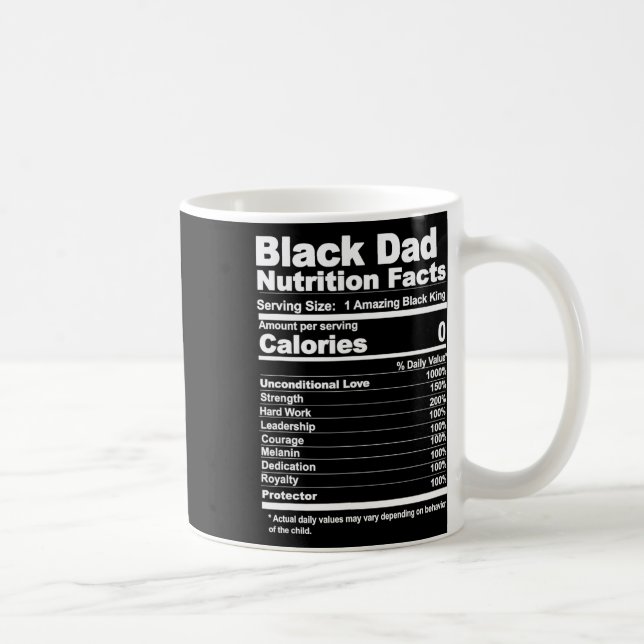 Mug Papa - Données nutritionnelles (Droite)
