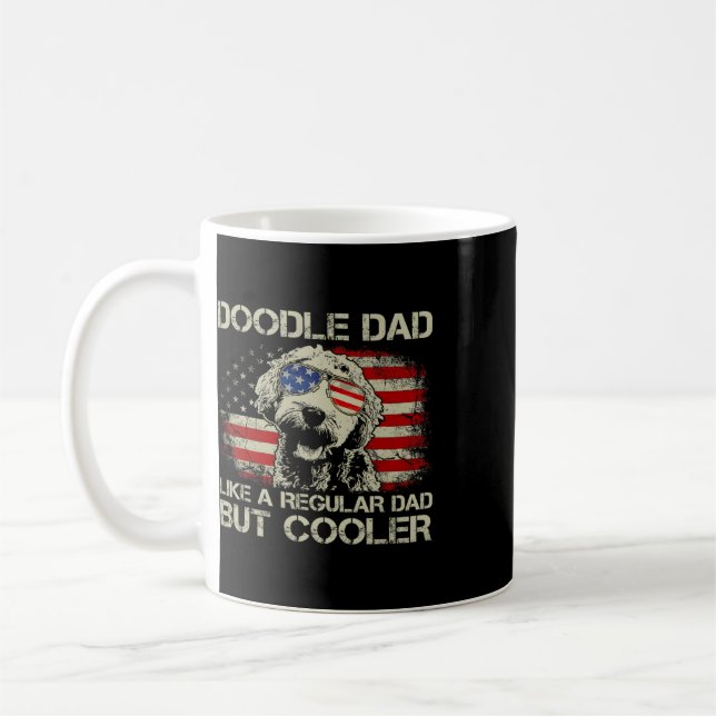 Mug Papa Doodle comme un papa normal mais plus cool Go (Gauche)