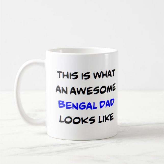 Mug papa du bengale, génial (Gauche)