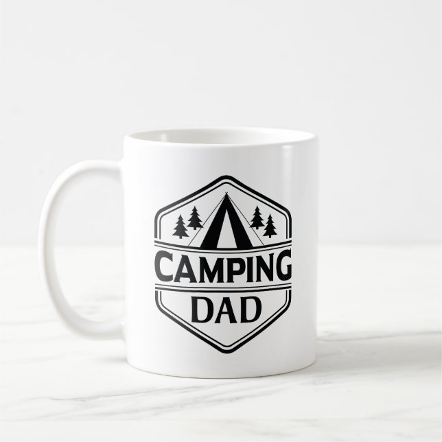 Mug Papa du camping (Gauche)