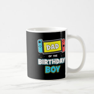 Mug Papa du garçon d'anniversaire drôle jeu vidéo d'an