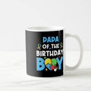 Mug Papa du garçon qui fête son anniversaire Puzzle de