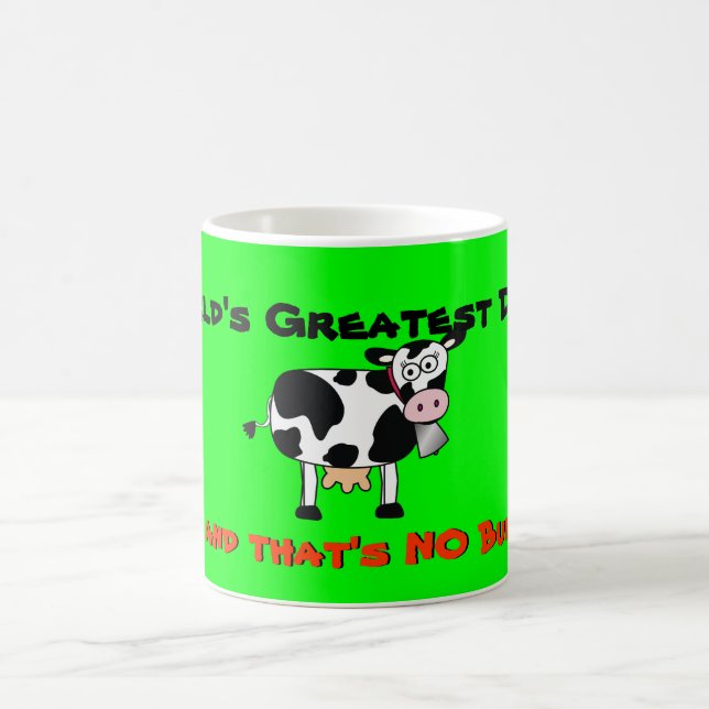 Mug Papa du monde de Vache-Tasse le plus grand AUCUN (Centre)