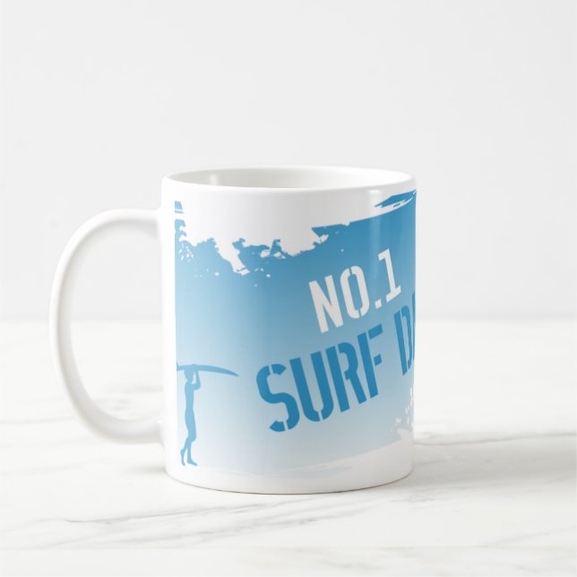 Mug Papa du surf No.1 (Gauche)