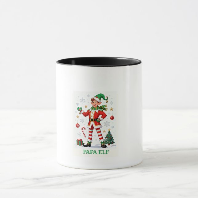 Mug « Papa Elf, de la magie dans chaque gorgée » (Centre)