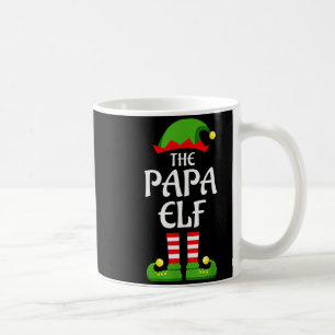 Mug Papa Elf Famille de Noël Papa Correspondant