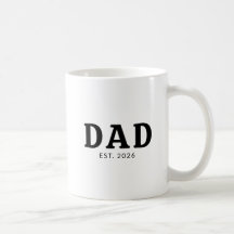 Papa en noir et blanc bien établi