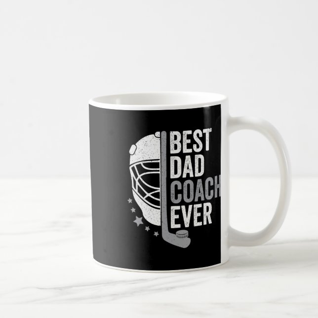 Mug Papa Entraîneur Jamais Fête des pères Hockey (Droite)