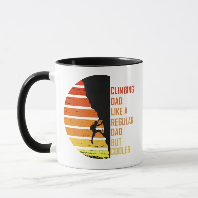 Mug Papa escalade rock (Gauche)