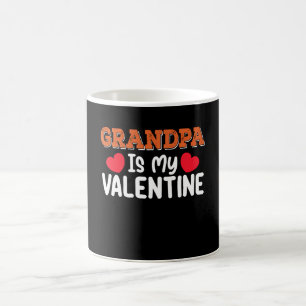 Mug Papa est mon jour de la Saint-Valentin famille fil