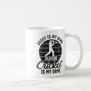 Mug Papa est mon nom jouer au cricket est mon jeu
