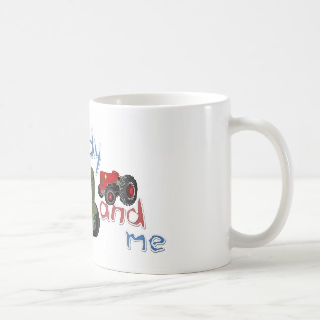 Mug Papa et moi tracteurs (Droite)