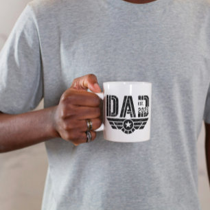 Mug Papa établi Nouveau Père Année d'Aviation