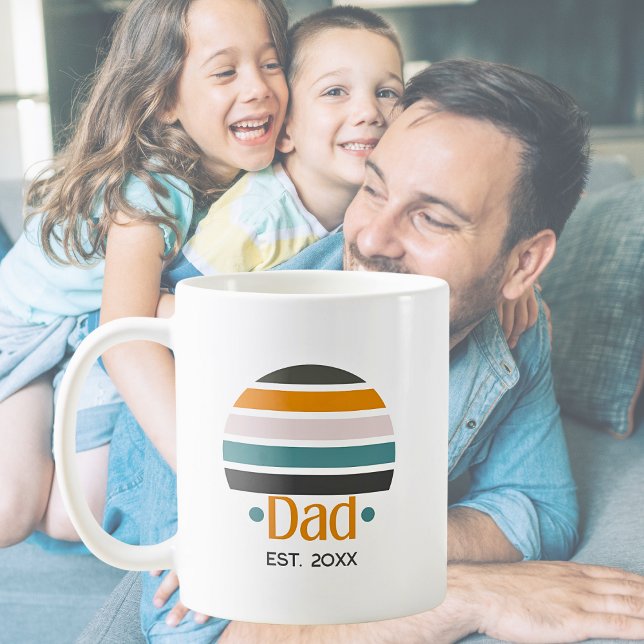 Mug Papa Etabli Rétro (Créateur téléchargé)
