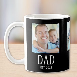 Mug Papa Établis 3 Photo Noir
