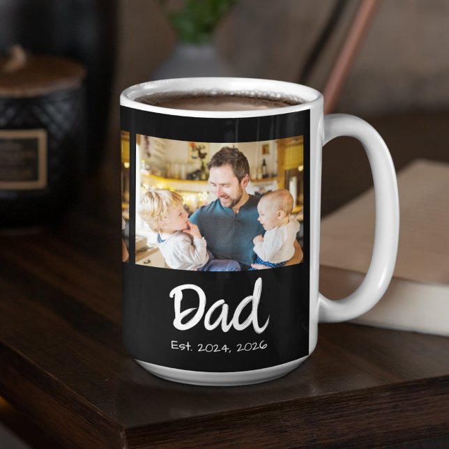 Mug Papa Établit 3 Photo (Créateur téléchargé)