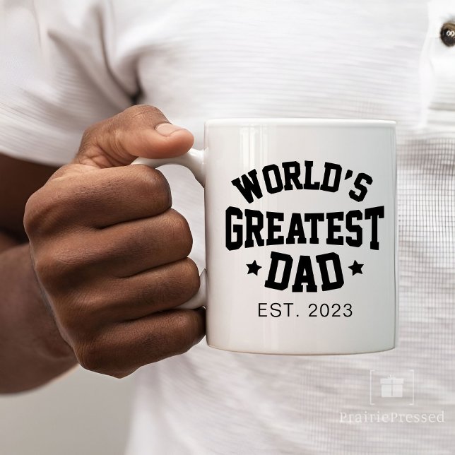 Mug Papa | Fête des pères moderne Grand Père (Créateur téléchargé)