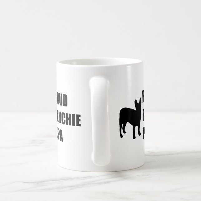 Mug Papa fier de Frenchie (Poignée)