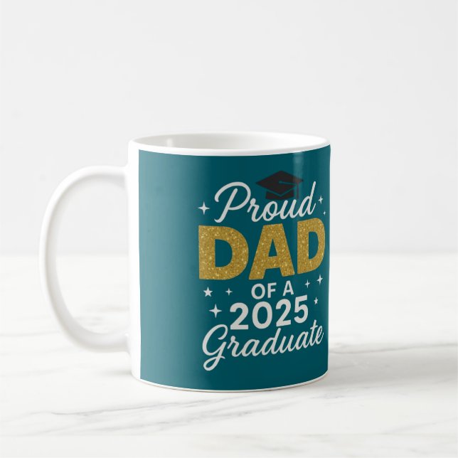 Mug Papa fier d'un diplômé de 2025   (Gauche)