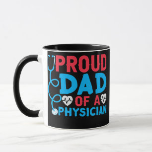 Mug Papa fier d'un étudiant en médecine Md docteur pèr