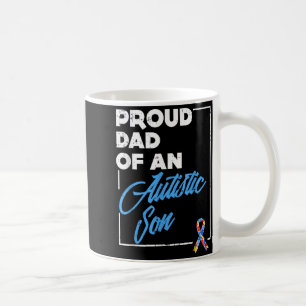 Mug Papa Fier D'un Fils Autiste T-shirt Sensibilisatio