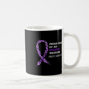 Mug Papa fière d'un guerrier de l'épilepsie Sensibilis
