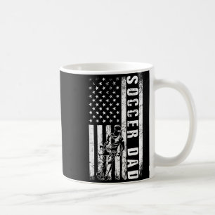 Mug Papa Footballeur Drapeau États-Unis Équipe de Foot