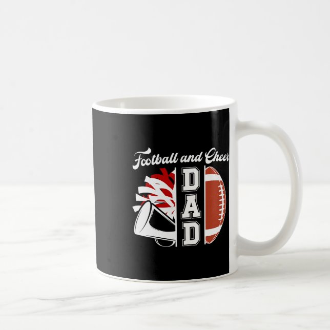 Mug Papa Footll Et Cheer De Cheerleader Et Pla De Foot (Droite)