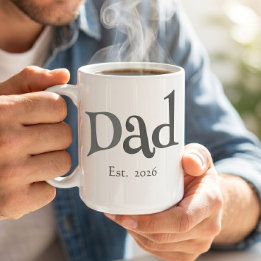 Mug Papa Fun Gras Simple Papa Établis Nouveau Papa