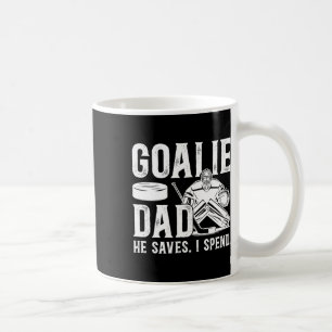 Mug Papa gardien de but de hockey drôle d'un gardien d