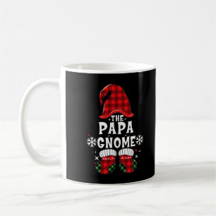 Mug Papa Gnome Buffalo à carreaux Noël de famille asso
