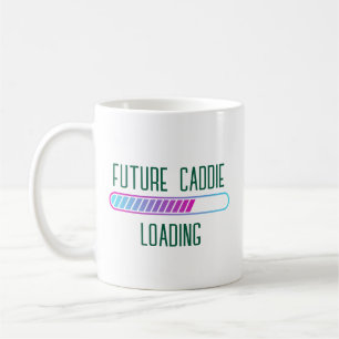 Mug Papa golfeur attend la révélation du futur caddie