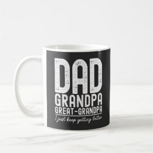 Mug Papa Grand-père Arrière-grand-père Fête des Pères