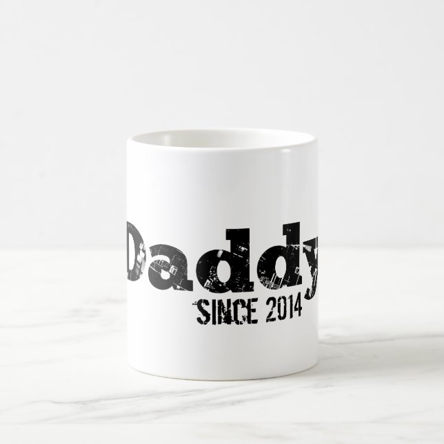 Mug Papa Grunge Depuis 2014 (Centre)