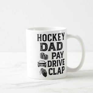Mug Papa hockey Paye Conduire Claque Drôle De Papa Dev