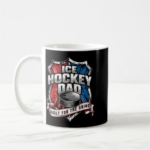 Mug Papa Hockey sur Glace Patriotique Rétro - Construi