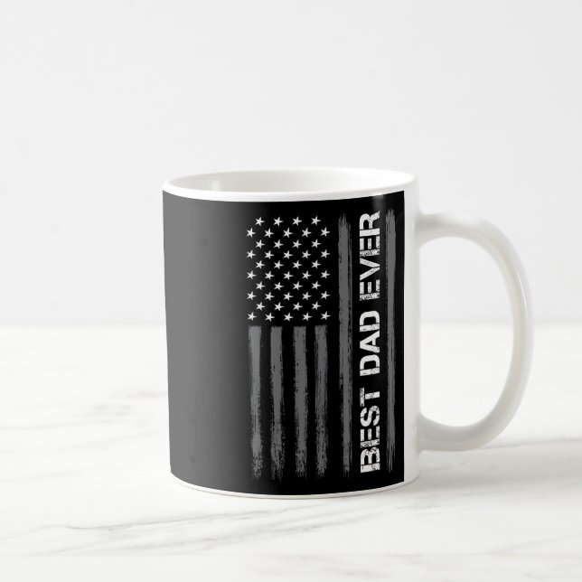 Mug Papa Jamais Drapeau Américain Drôle Drôle Fête des (Droite)