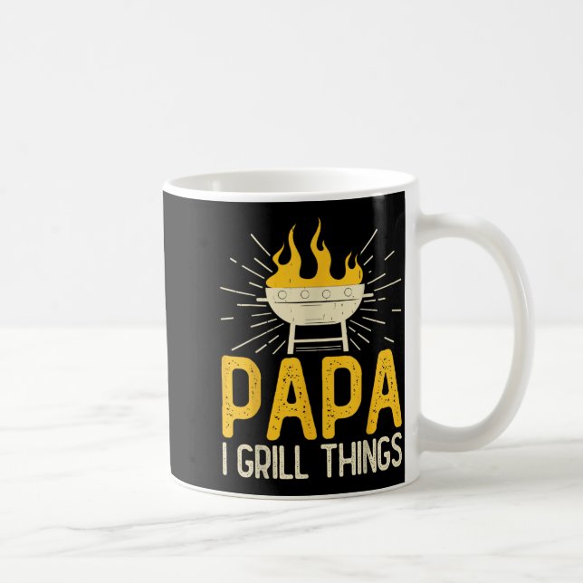 Mug Papa je fais griller des choses BBQ Maître du gril (Droite)