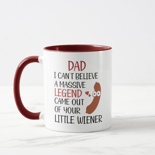 Mug papa je n'arrive pas à croire qu'une légende massi (Gauche)