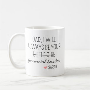 Mug Papa, je serai toujours ton fardeau financier Mug,