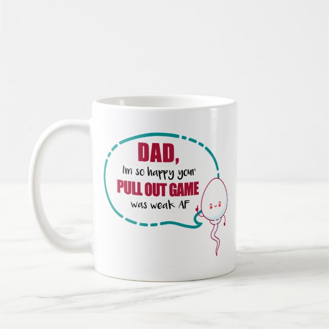 Mug Papa, je suis si heureux que votre jeu de traction (Gauche)