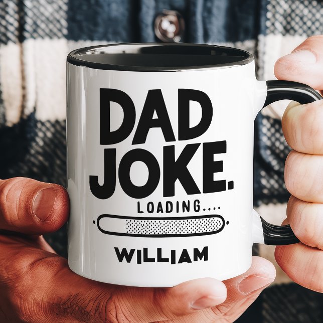 Mug Papa Joke Chargement personnalisé (Créateur téléchargé)